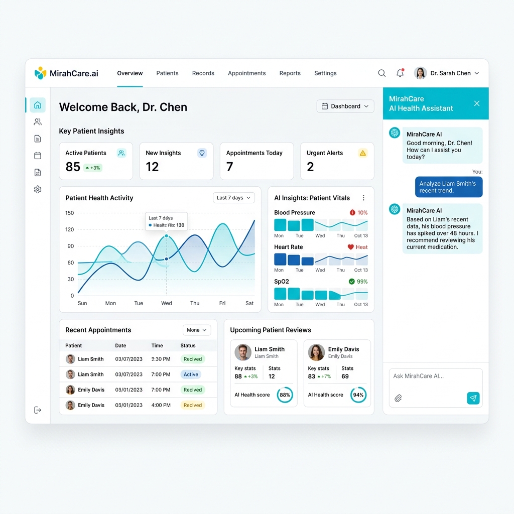 MirahCare.ai Mockup